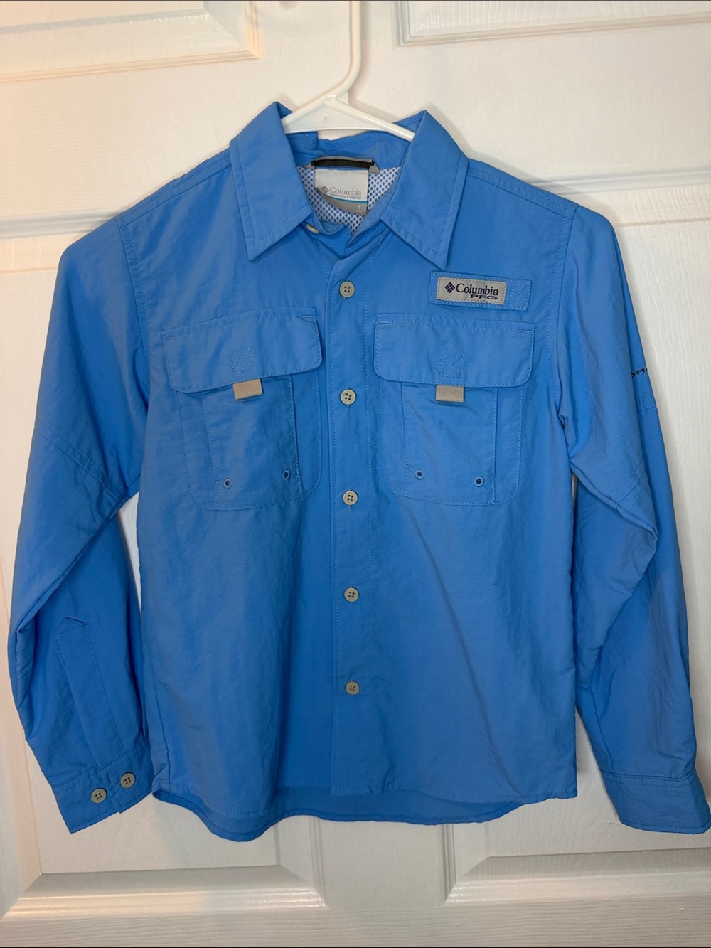 Columbia boys Lightweight Long-Sleeve Shirt - Sky Blue